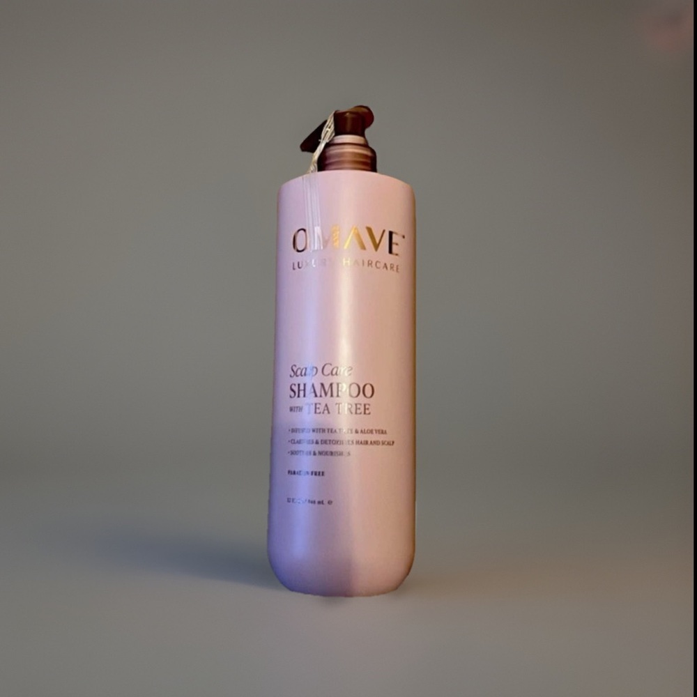OMAVE LUXURY HAIRCARE, Scalp Care Shampoo with Tea Tree 32 OZ
